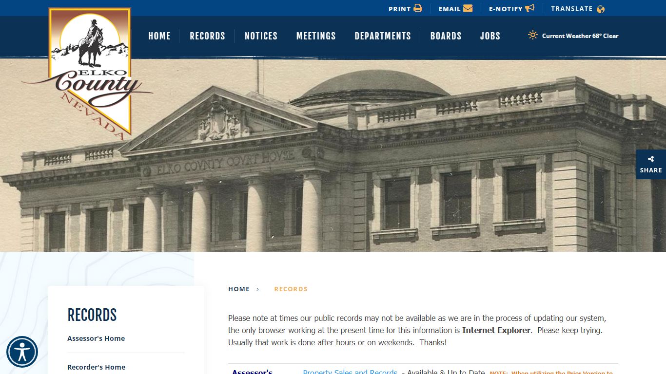 Elko County Public Records & Transparency Center